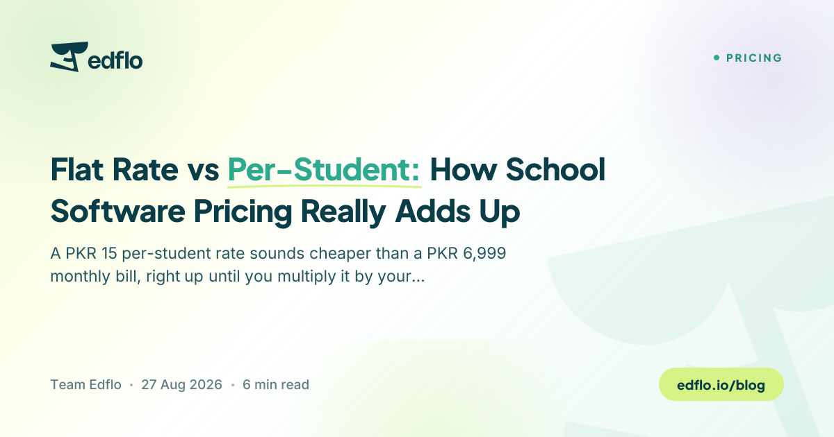 Flat Rate vs Per-Student: How School Software Pricing Really Adds Up